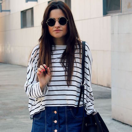 Pinterest.com/striped top