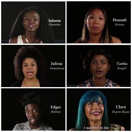 dark skinned people