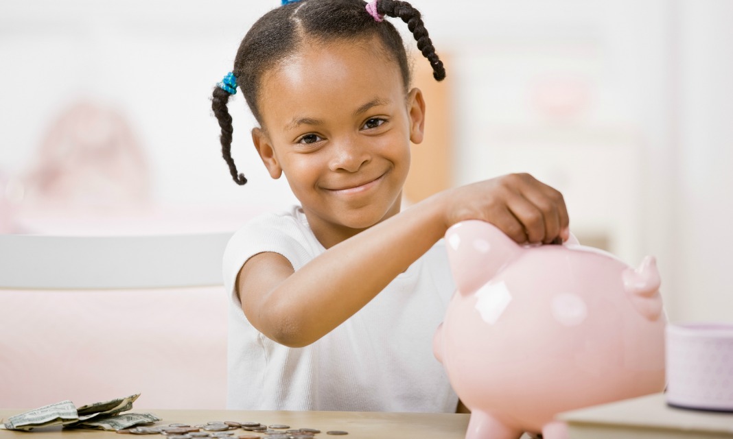 child with money, give child money