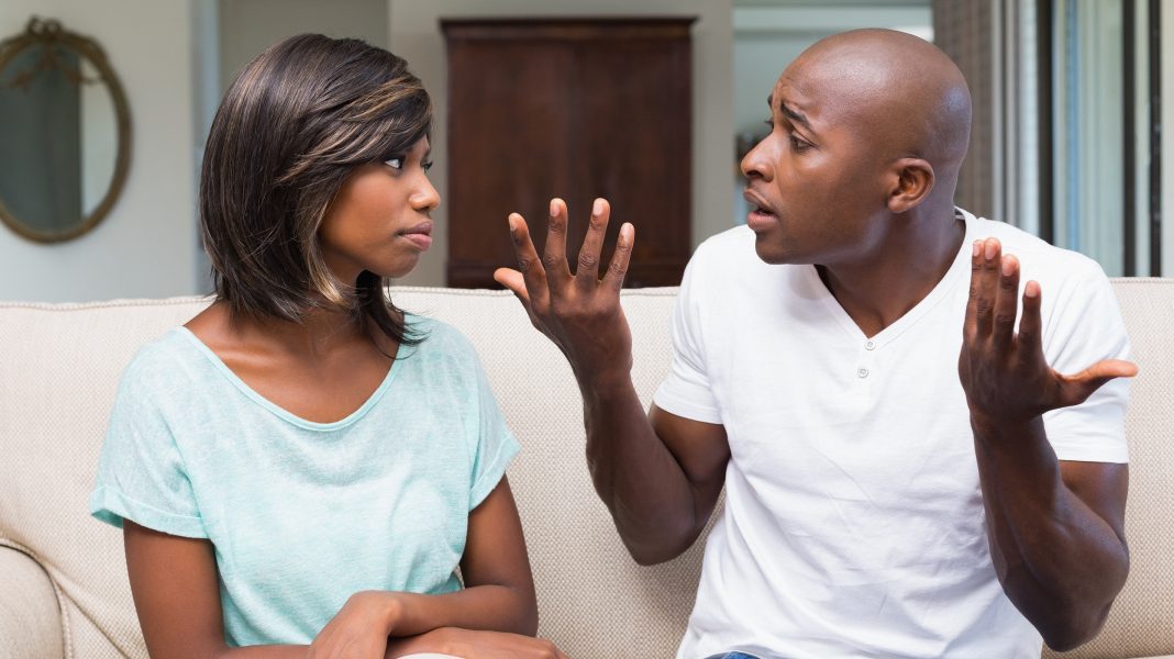 Having arguments over petty things