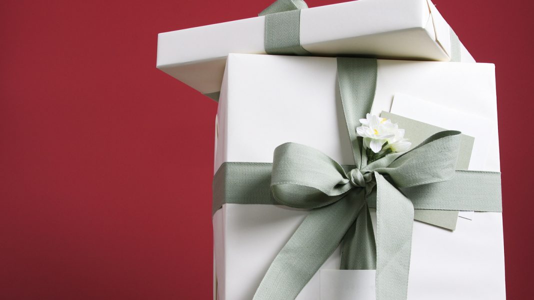 He gives you random gifts