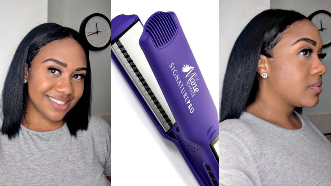 Brande Victorian The Mane Choice Comb Infused Talking Flat Iron