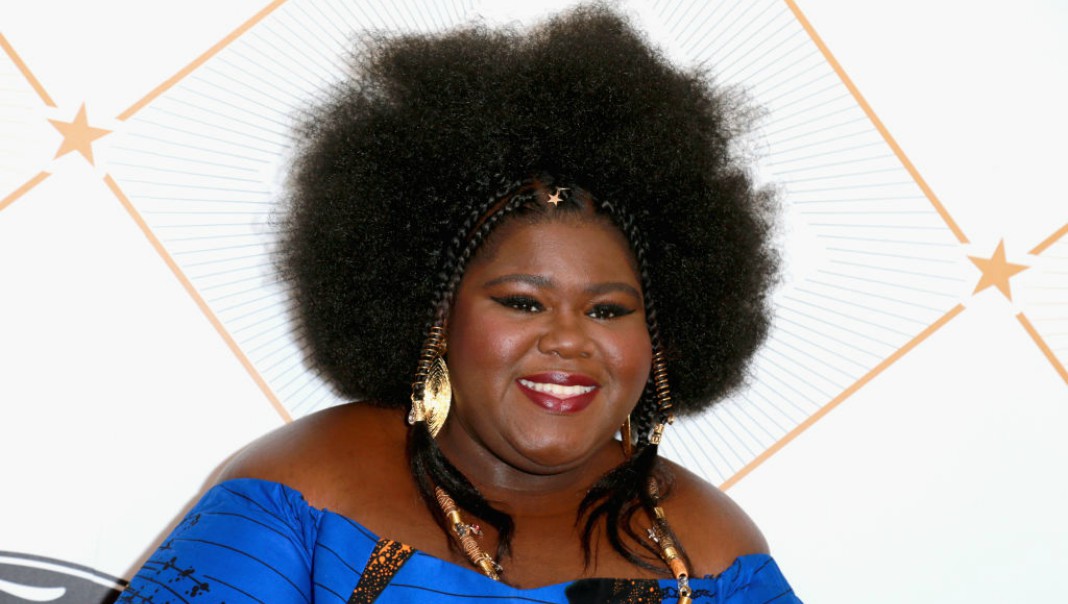 Gabourey Sidibe cat 
