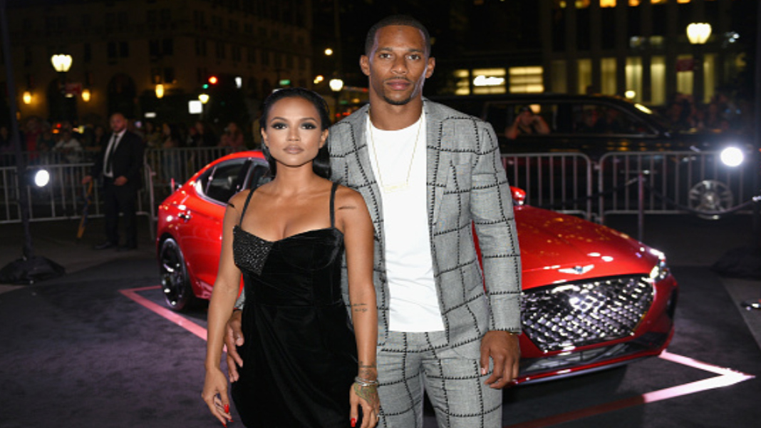 Karrueche Tran + Victor Cruz