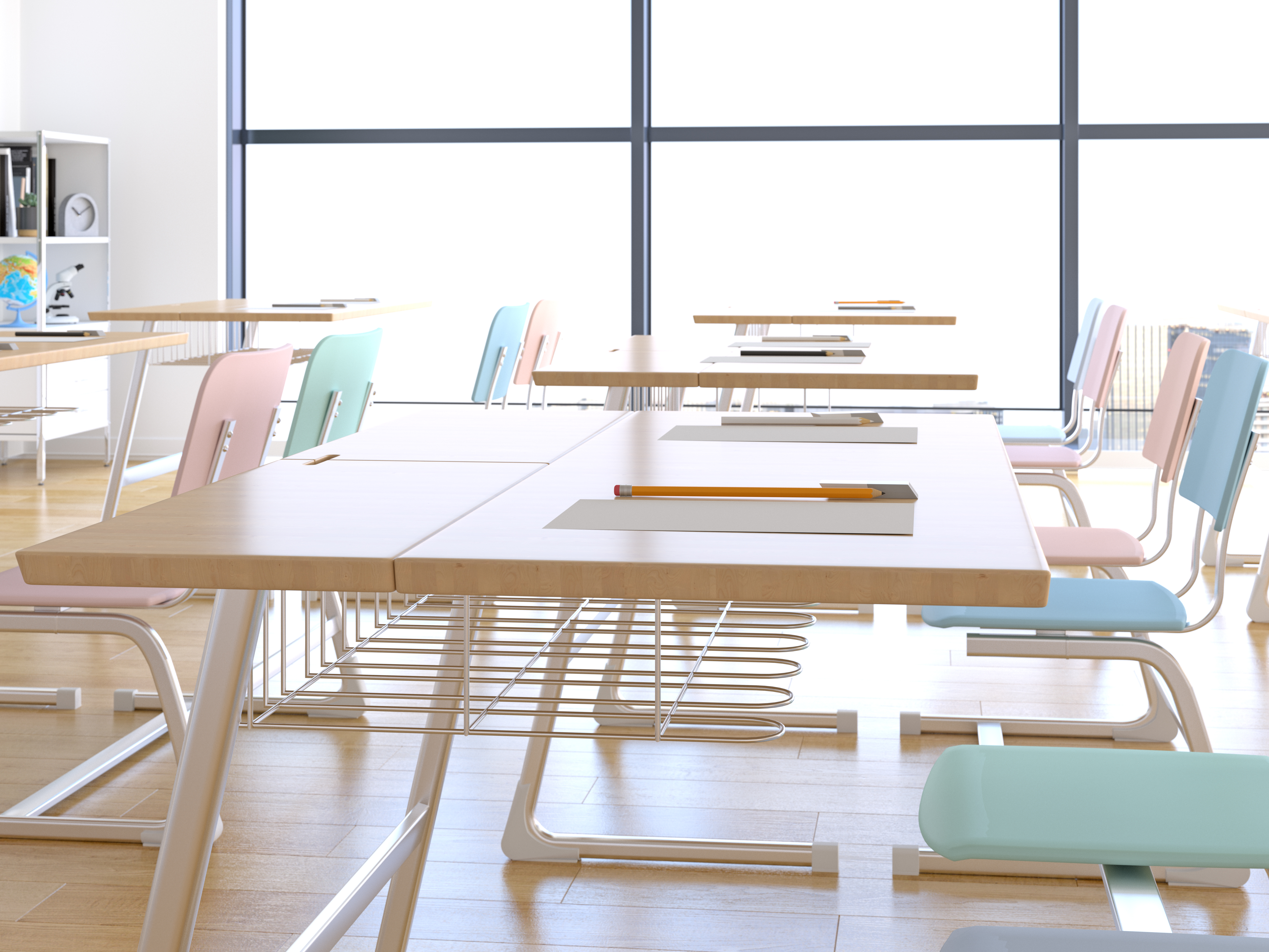 Empty classroom