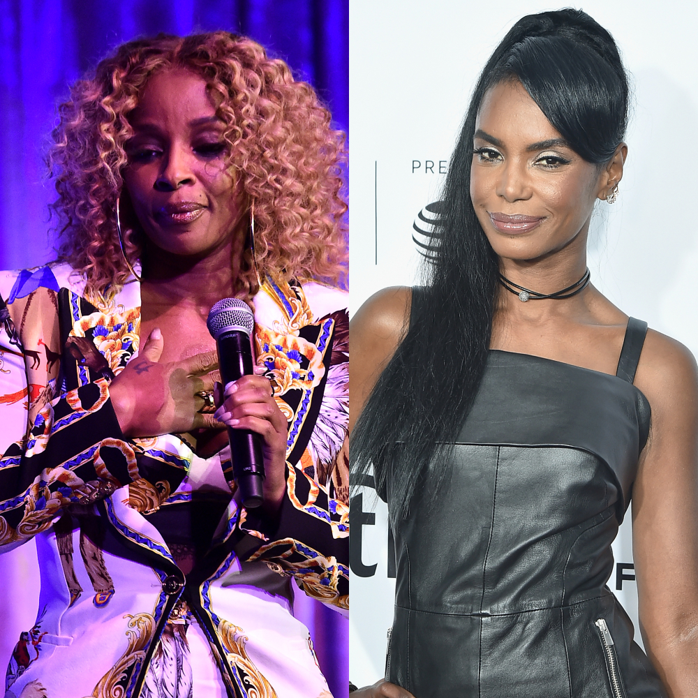 Mary J. Blige and Kim Porter
