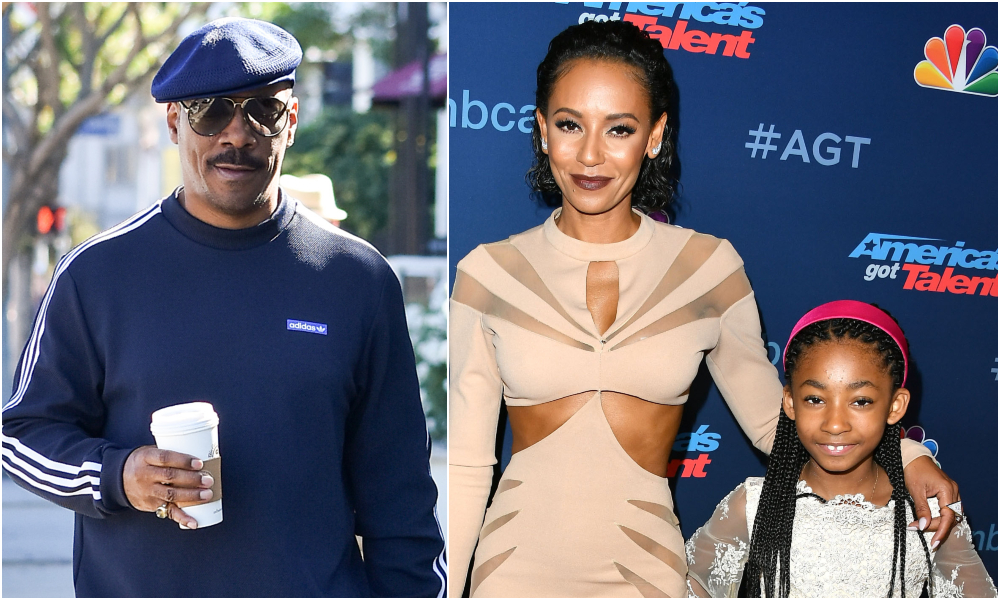 Eddie Murphy, Mel B and daughter Angel