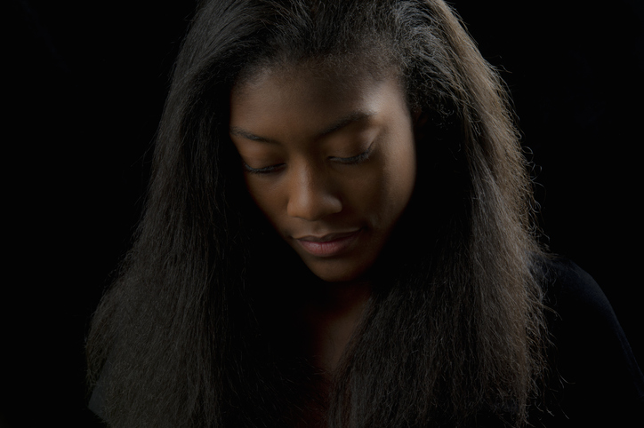 African American female teen