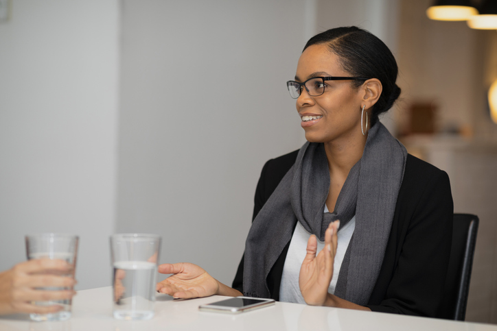 a woman in the workplace