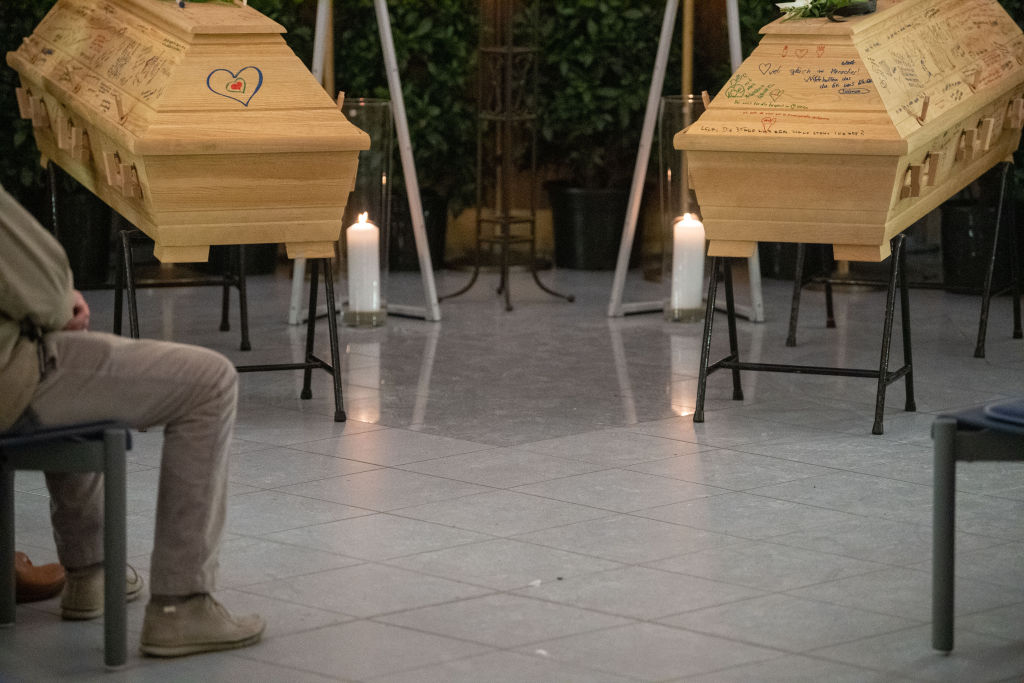 Funeral service for two killed youths