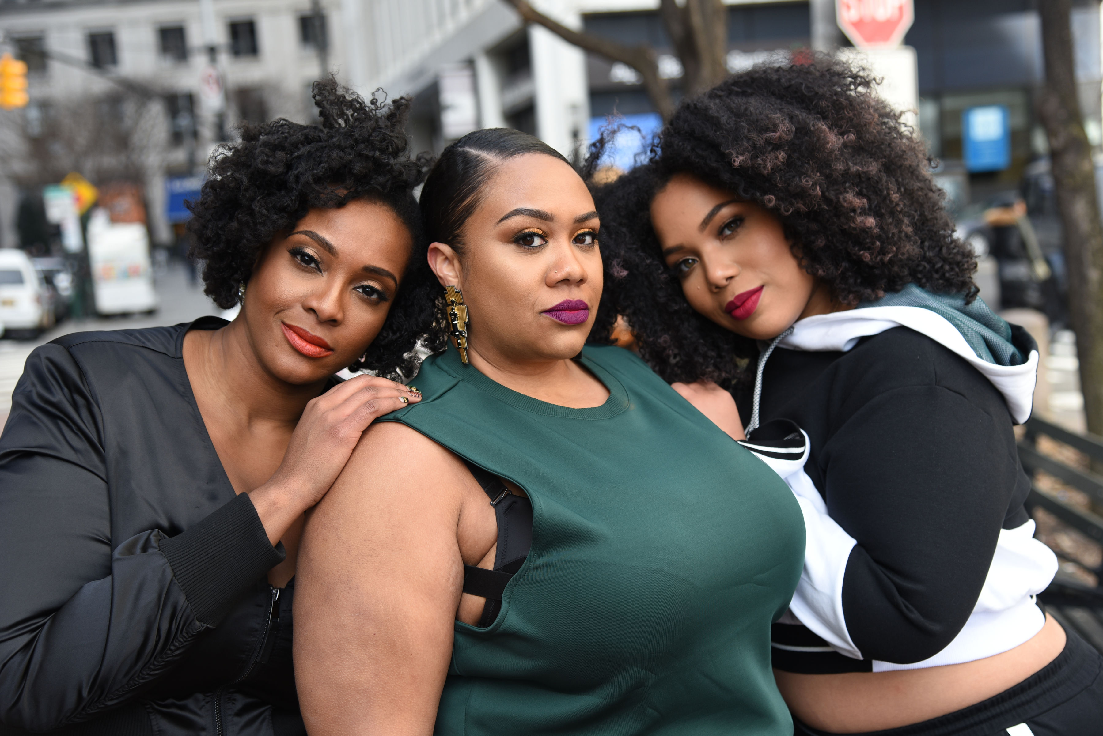 Ashley Stewart and La La Anthony Shoot