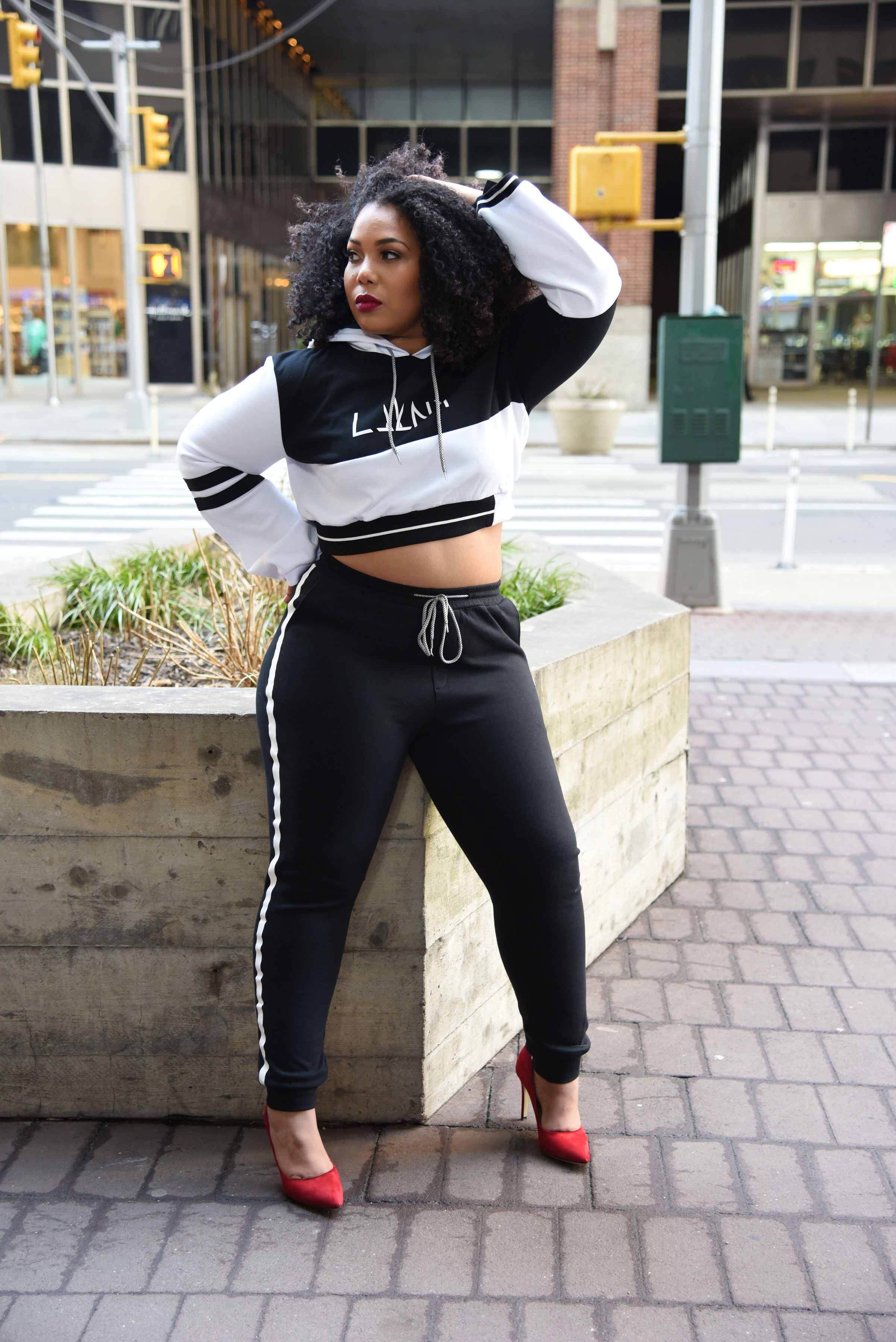 Ashley Stewart and La La Anthony Shoot