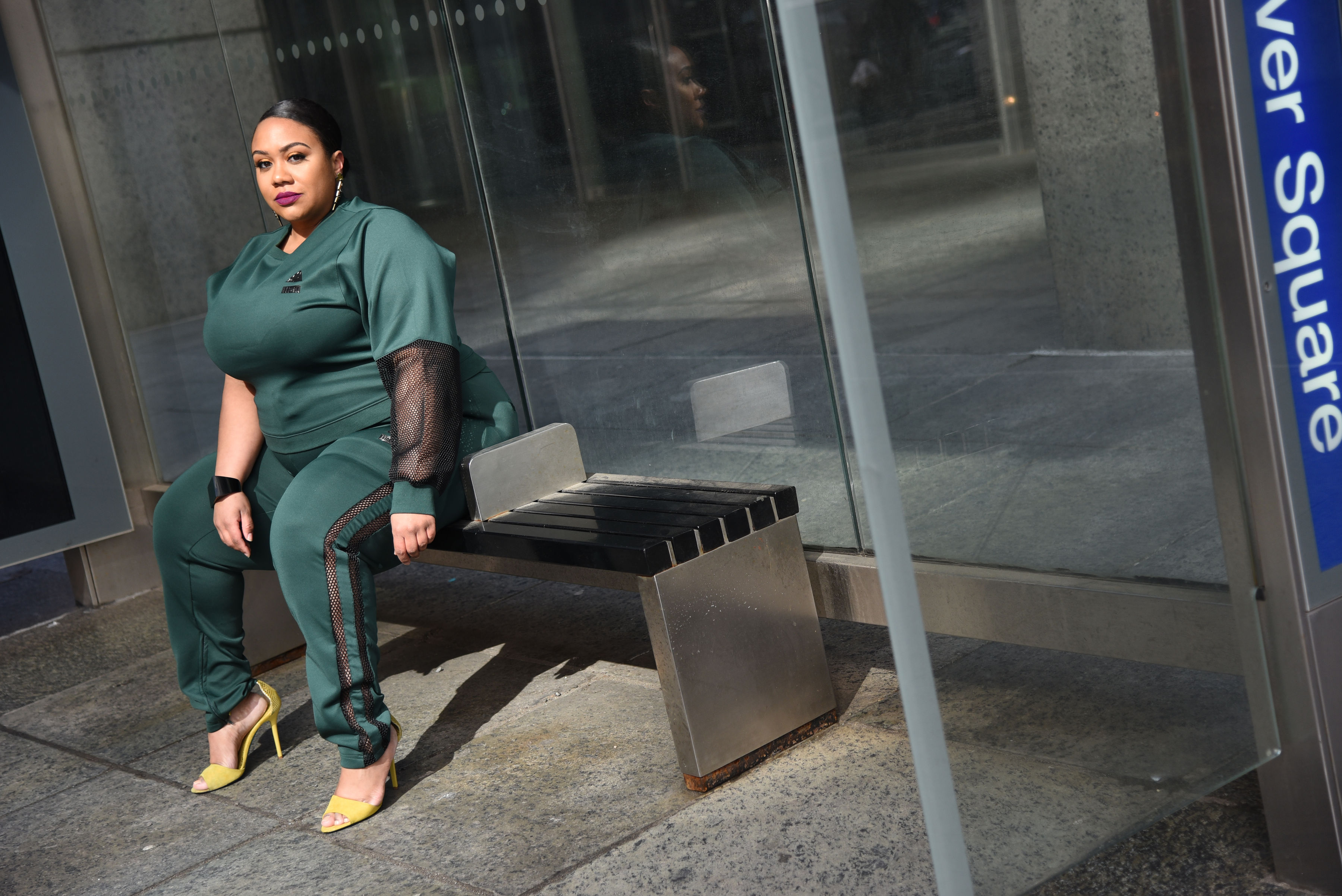 Ashley Stewart and La La Anthony Shoot