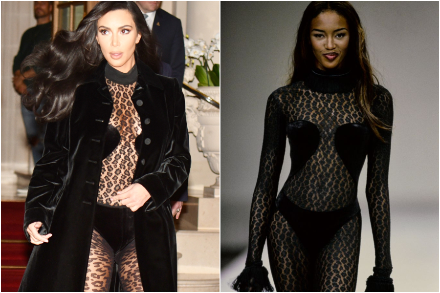 Kim Kardashian and Naomi Campbell