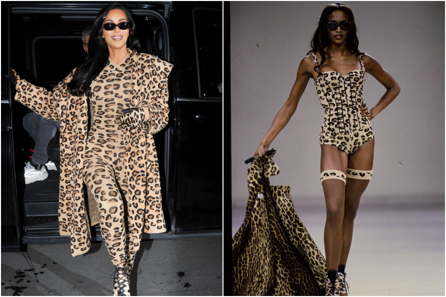 Kim Kardashian and Naomi Campbell