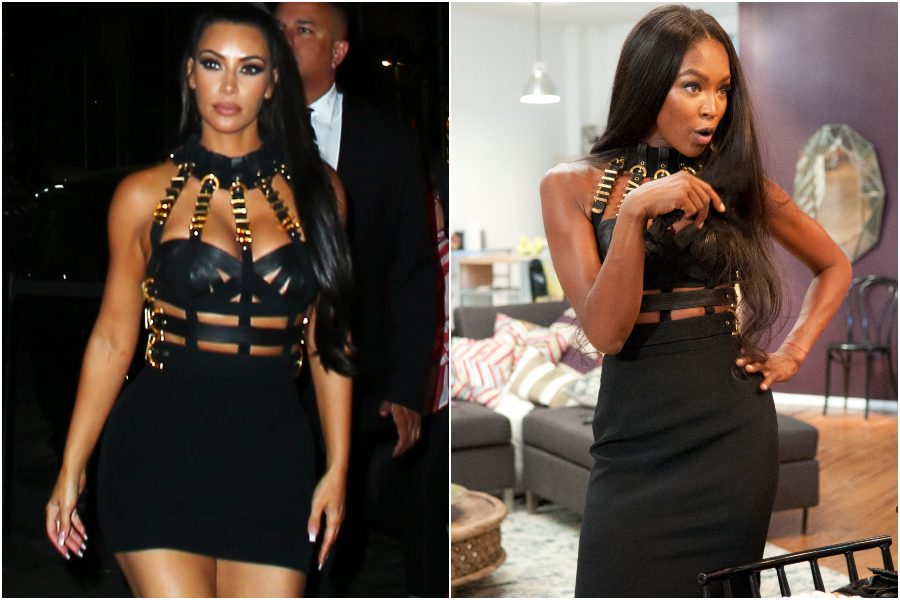 Kim Kardashian and Naomi Campbell