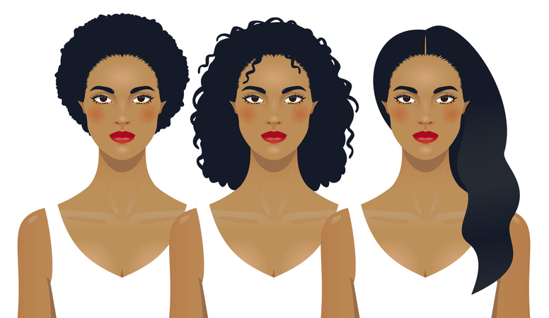 Black woman hair