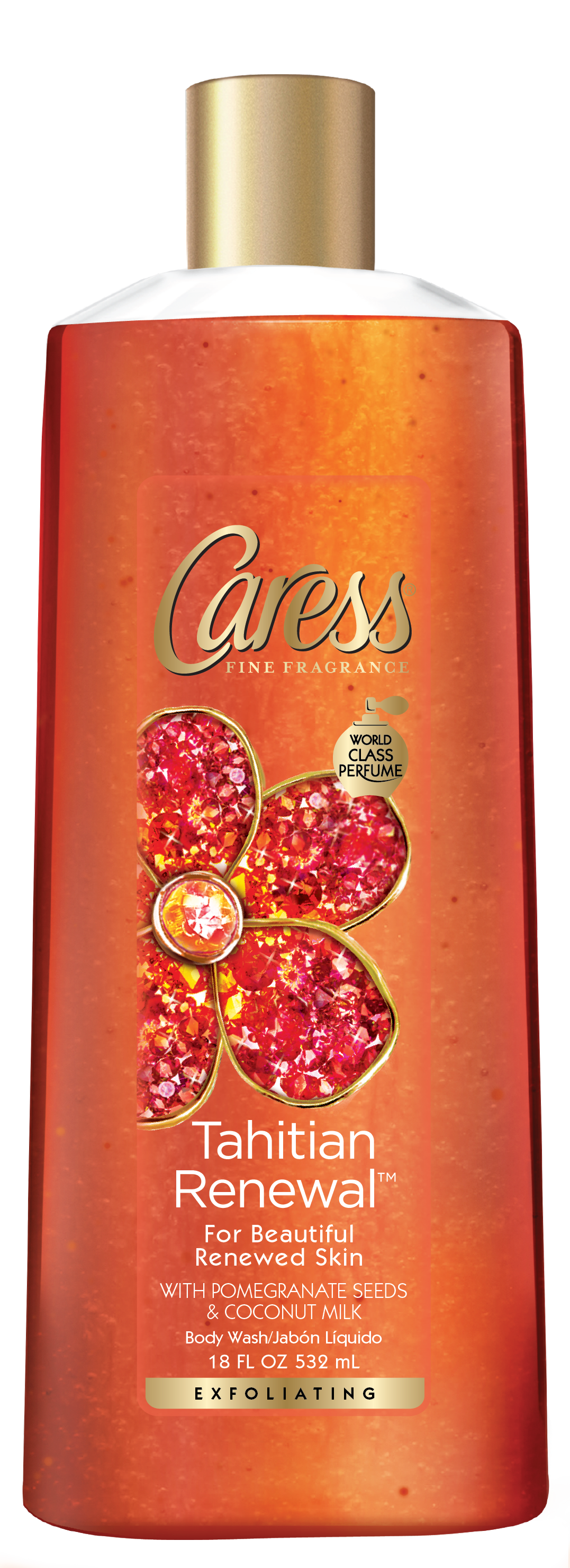 Caress Tahitian Renewal Exfoliating Body Wash