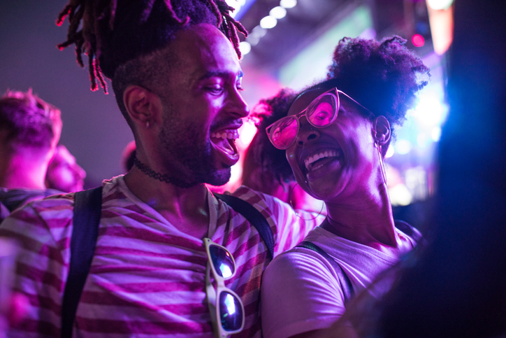 Great party at summer festival