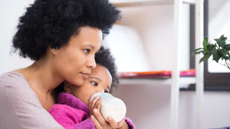 African Mother and Child