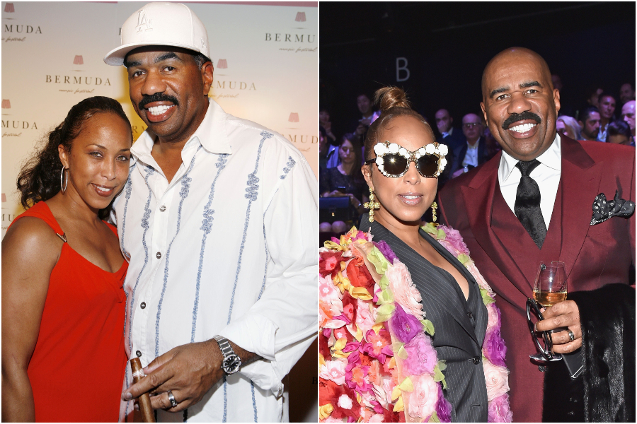 Steve Harvey and Marjorie Harvey