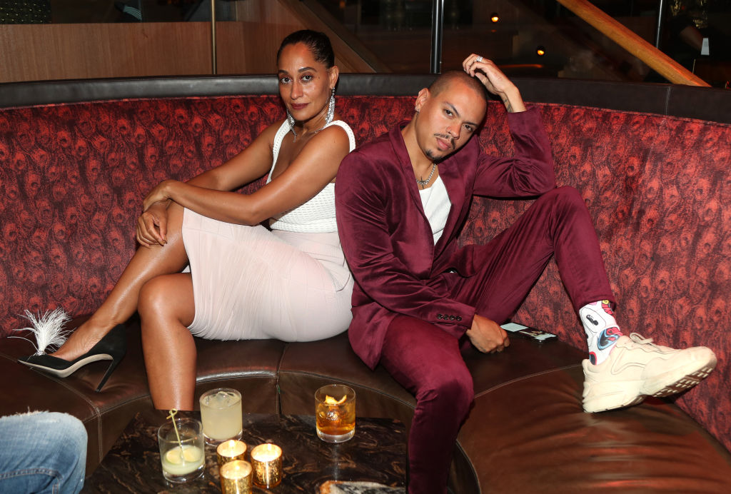 Tracee Ellis Ross and Evan Ross