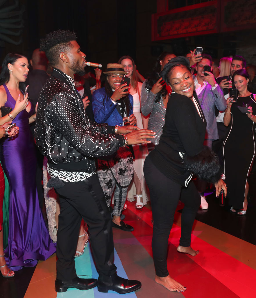 Tiffany Haddish and Usher