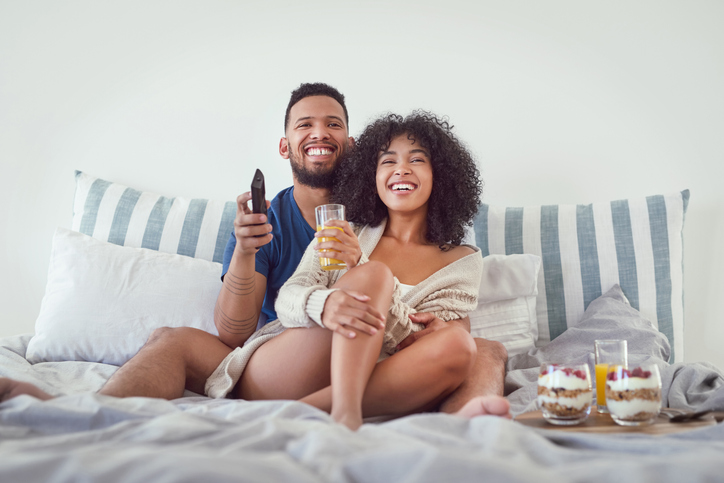 What's more perfect than binge watching series with bae?