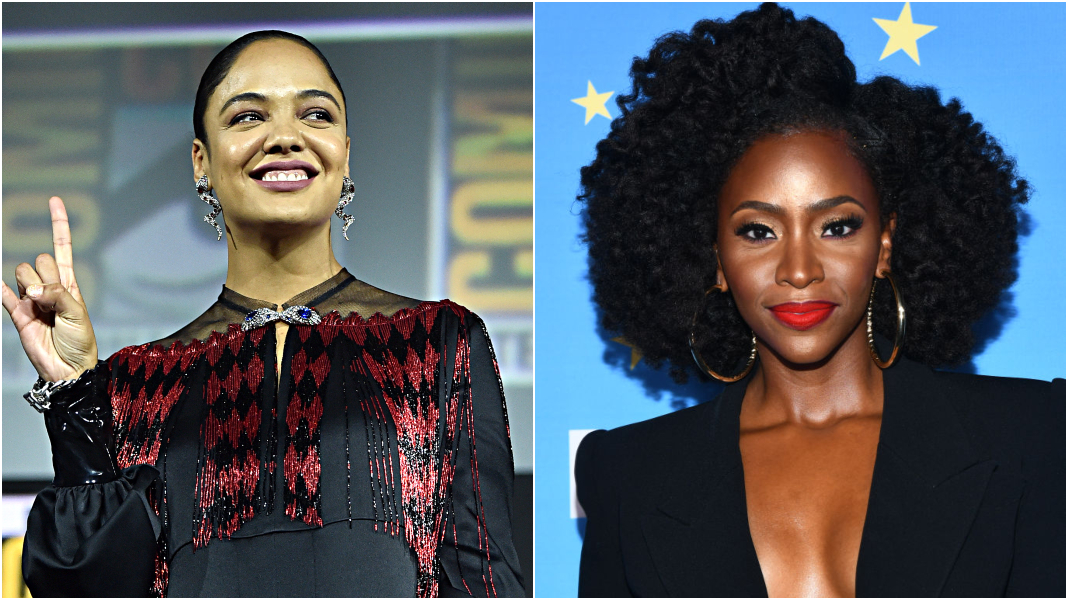 Tessa Thompson and Teyonah Parris