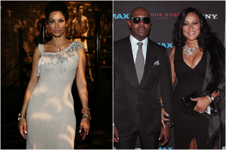 Nicole Murphy with Antoine Fuqua and Lela Rochon