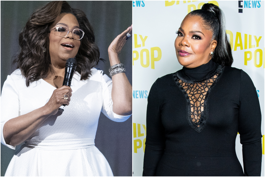 Oprah Winfrey and Mo'Nique