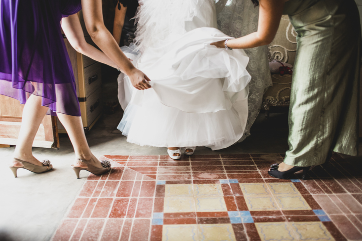getting married today