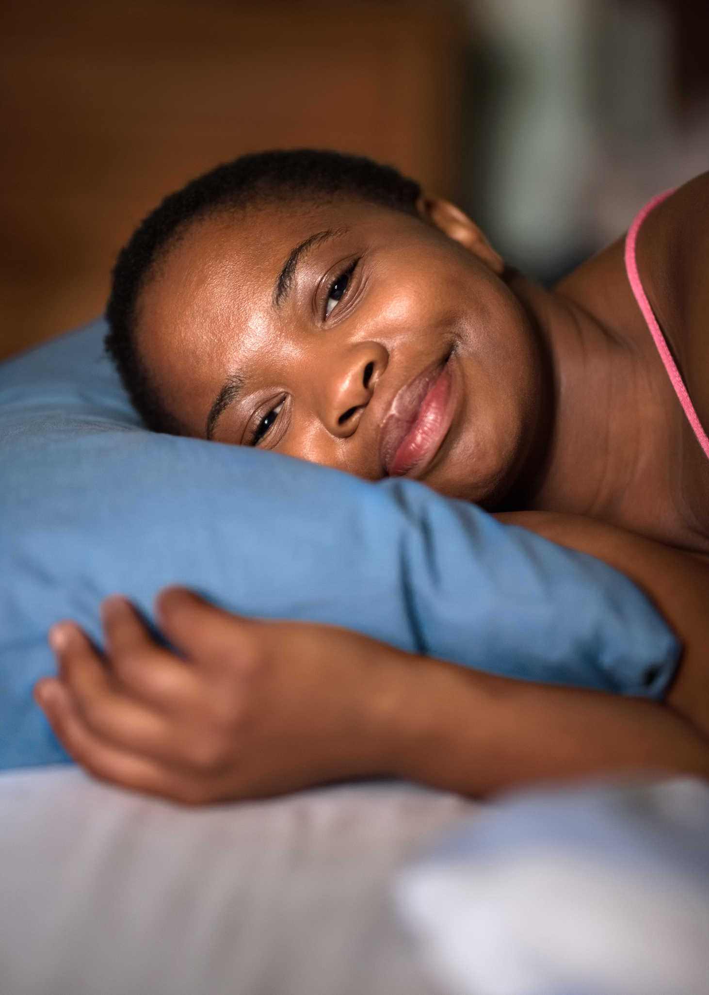Waking up with a smile