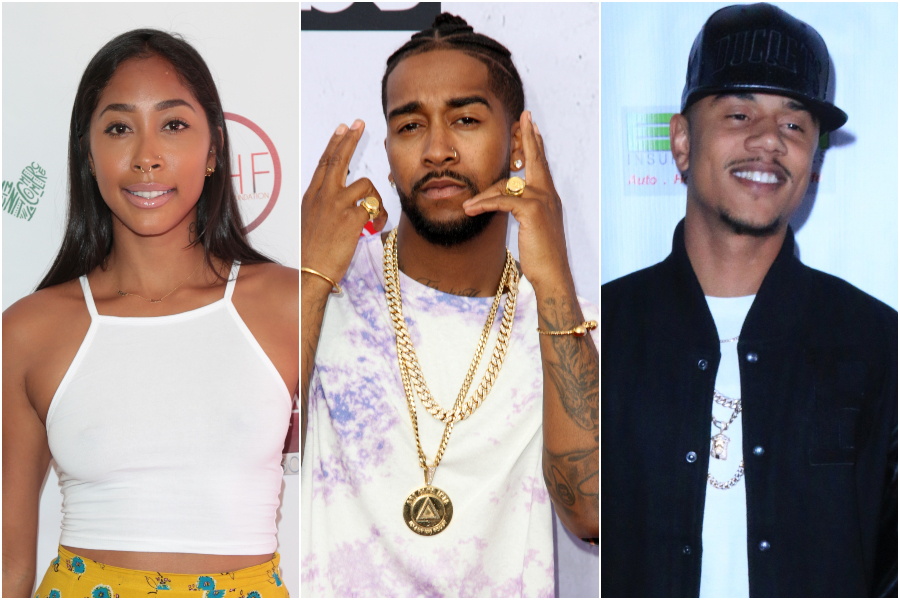 Lil Fizz, Apryl Jones and Omarion