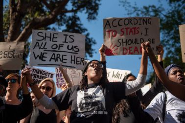 #SandtonShutDown march against gender-based violence in SA