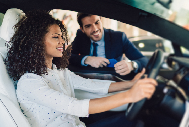 buying a car at a dealership