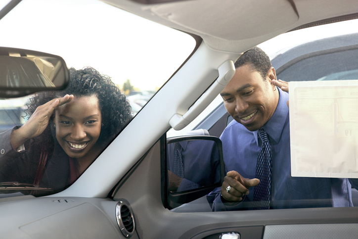 buying a car at a dealership