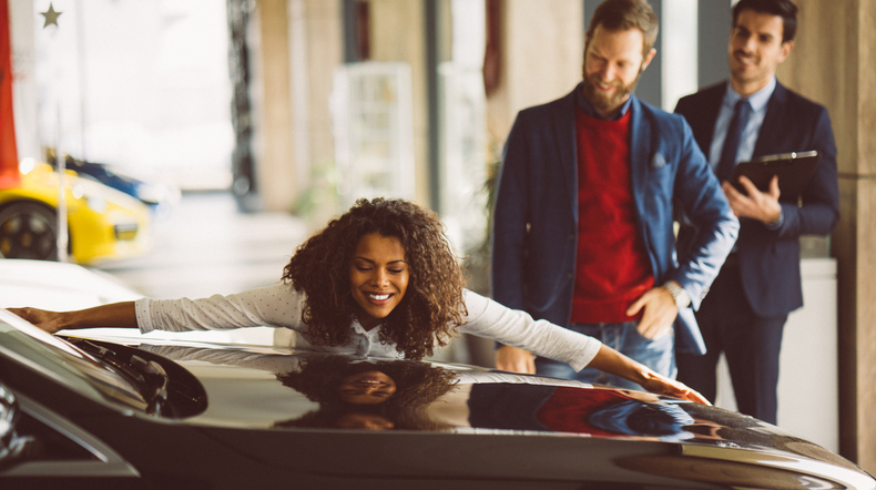 buying a car at a dealership
