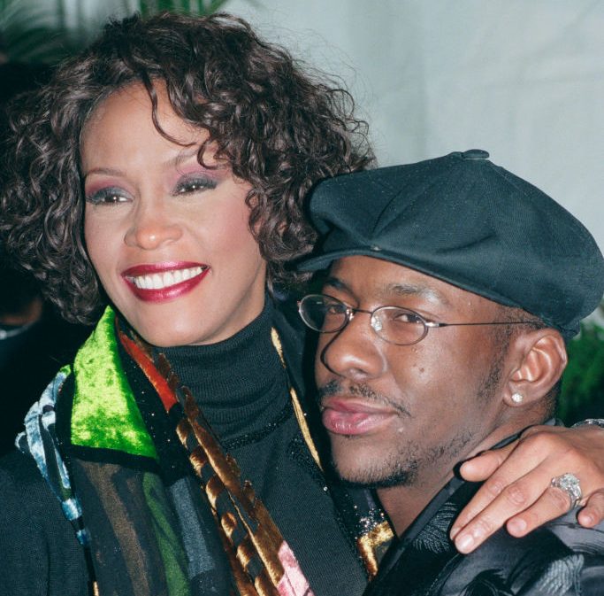 Whitney Houston and Bobby Brown
