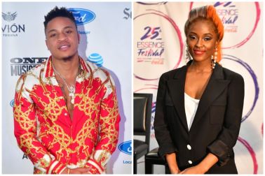 Rotimi and Vanessa Mdee