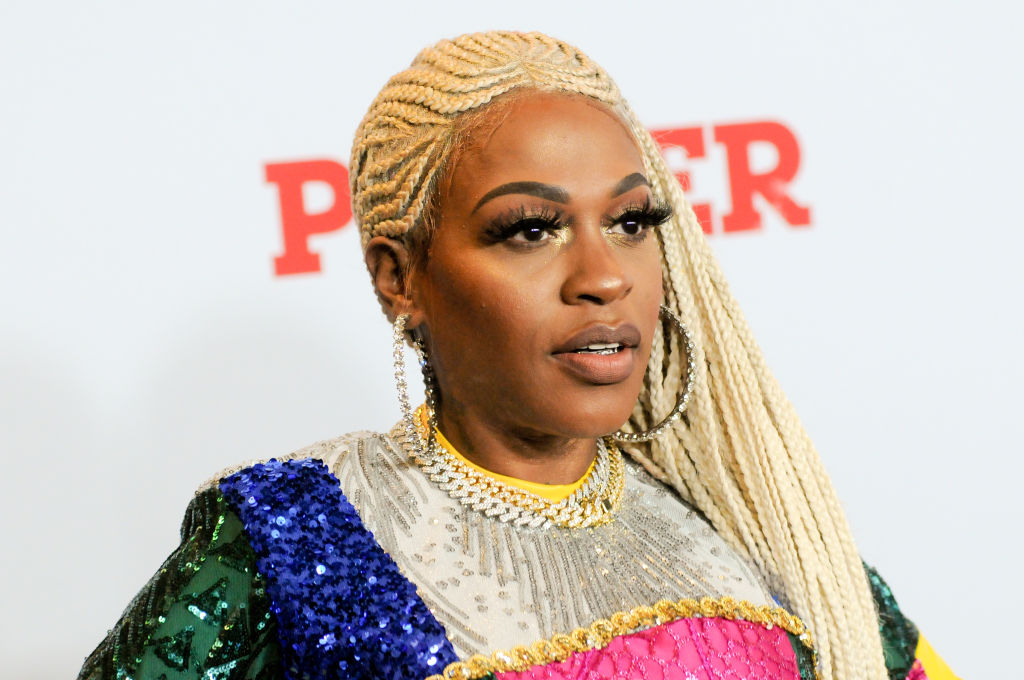 Lil Mo attends the Power Final Season Premiere held at...