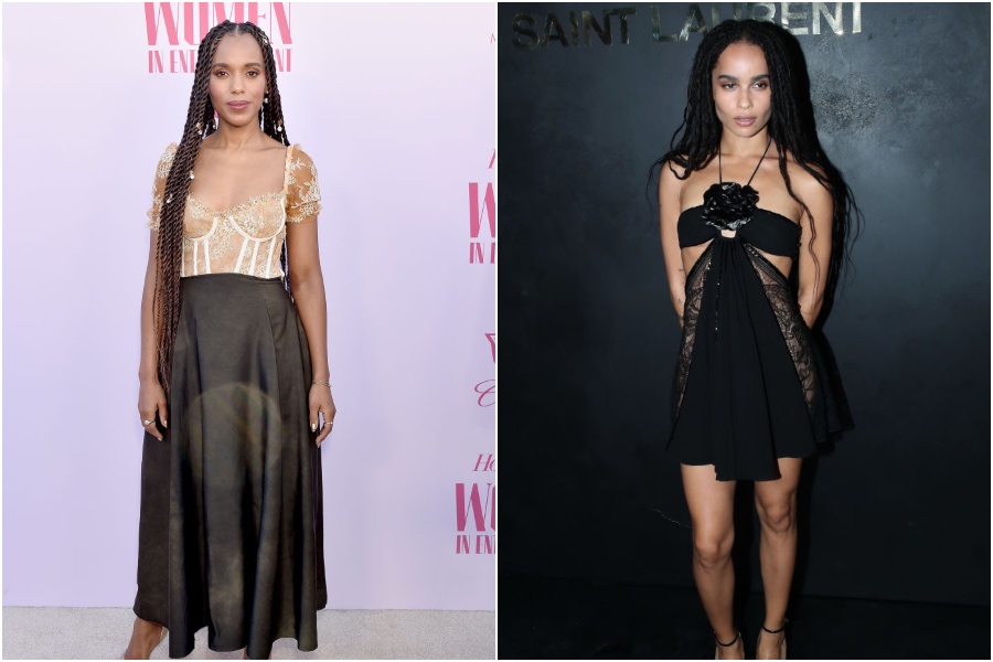 Kerry Washington and Zoe Kravitz