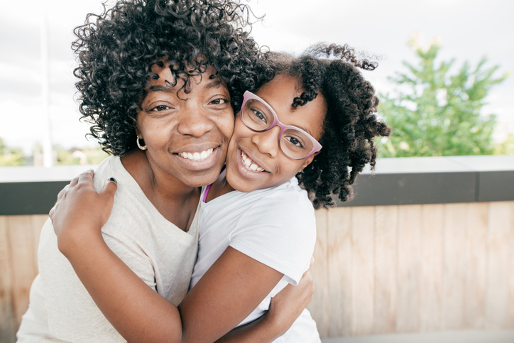 Mom and daughter