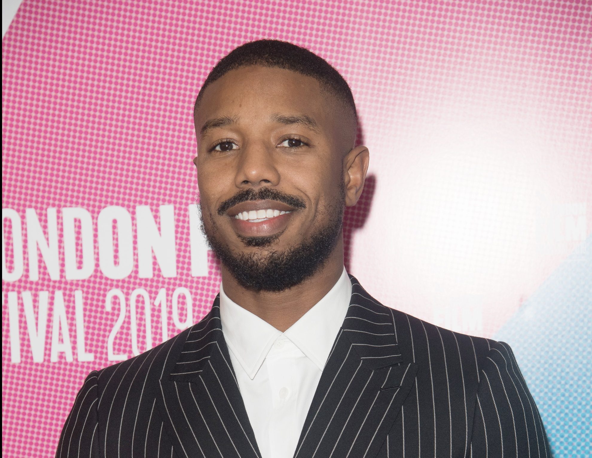 Michael B. Jordan attends a photo call and screen talk for 'Just Mercy' at The 63rd BFI London Film Festival at Odeon Luxe, Leicester Square, London, England, UK on Sunday 6 October 2019. Picture by Justin Ng/Retna/Avalon.