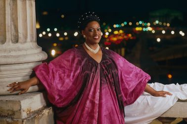 Opera Singer Jessye Norman in Paris