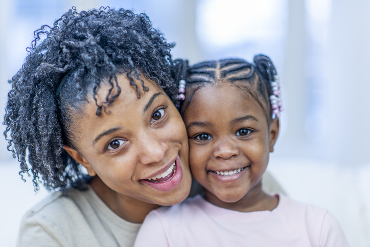 African American family together