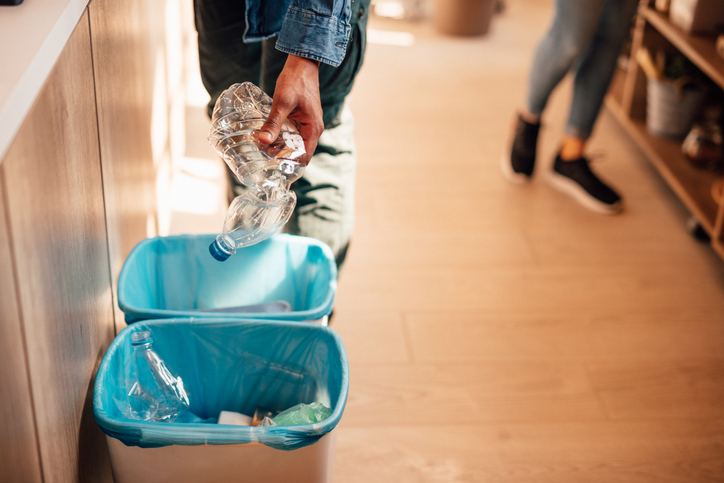 tidying up