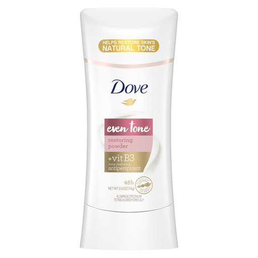 Dove Even Tone antiperspirant and Dr. Alicia Barba