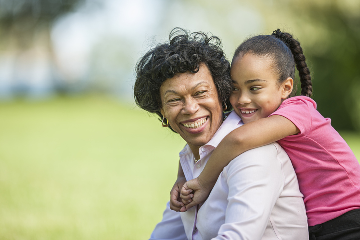 Grandmother and Granddaughter Enjoying Time Together