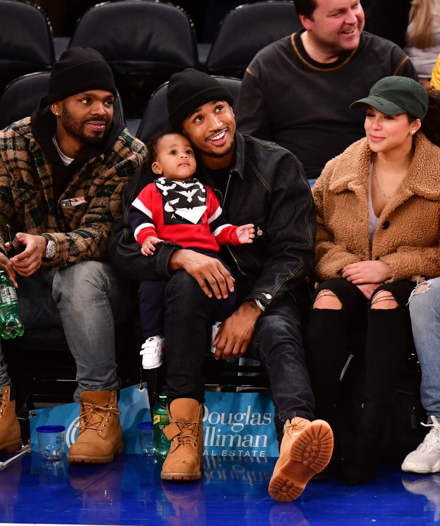 Celebrities Attend Brooklyn Nets v New York Knicks Game